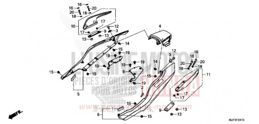 CAPOT ARRIERE CTX700AE de 2014